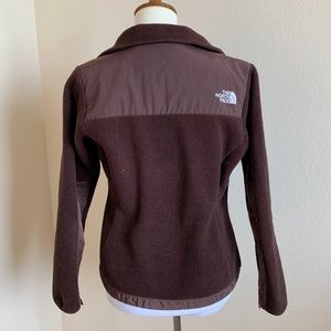 THE NORTHFACE Brown Zipup Fleece